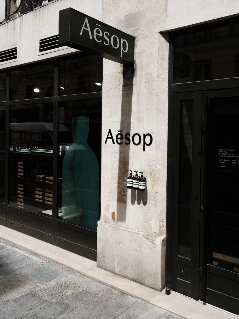 Une escale beauté chez Aesop, rue Saint-Honoré