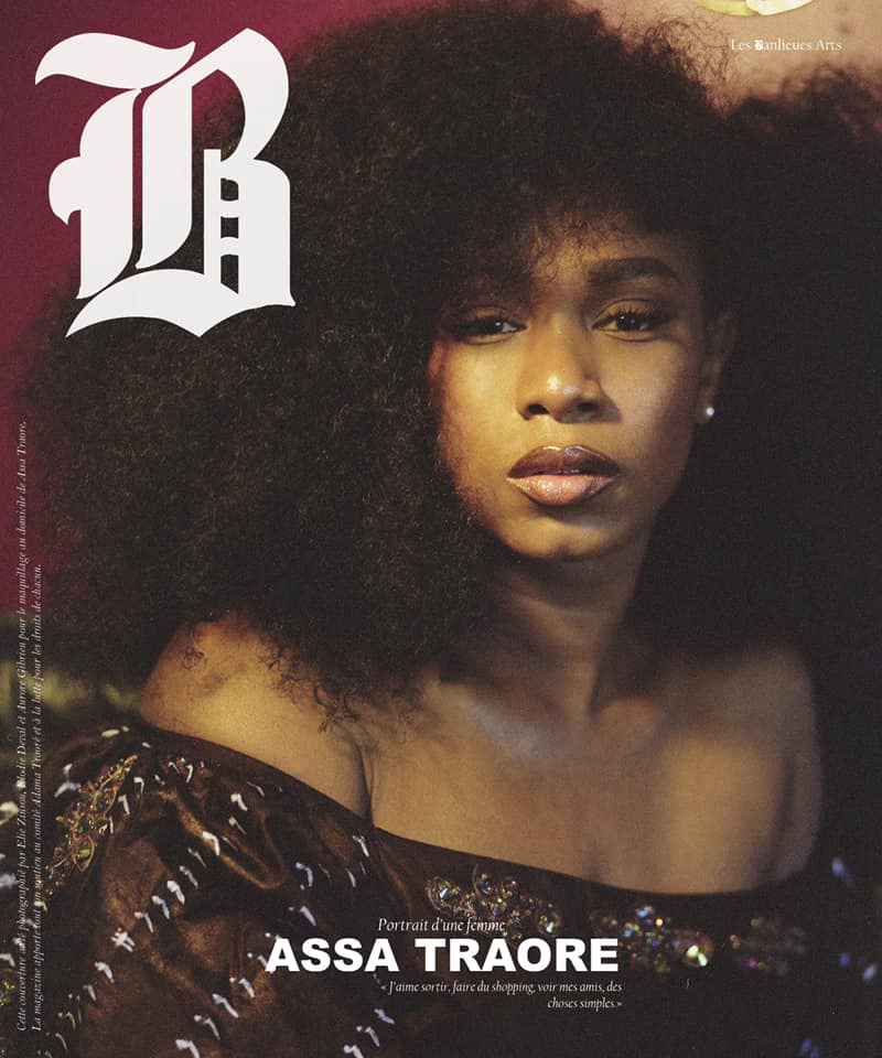 Couverture BARBES MAGAZINE - ASSA TRAORE