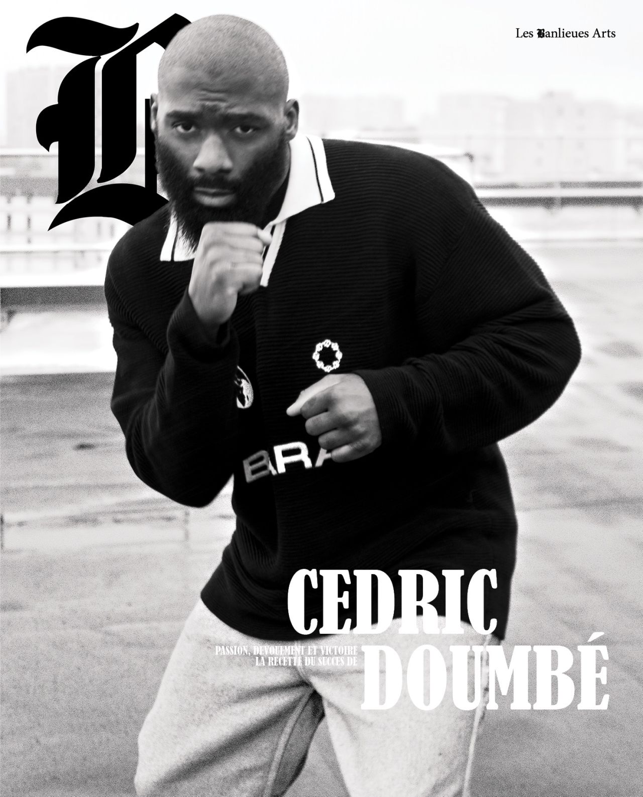 Couverture BARBES MAGAZINE - CEDRIC DOUMBE